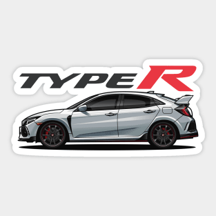 Civic Type R (White Snow) Sticker